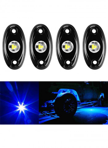 4-Piece LED Rock Neon Light Kit