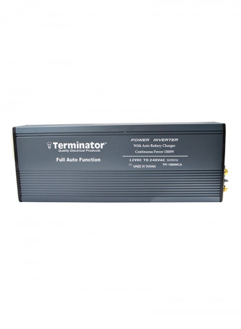 DC-AC Power Inverter With Auto Battery Charger Black