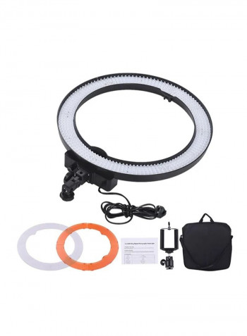 LED Photography Ring Light With Accessories White