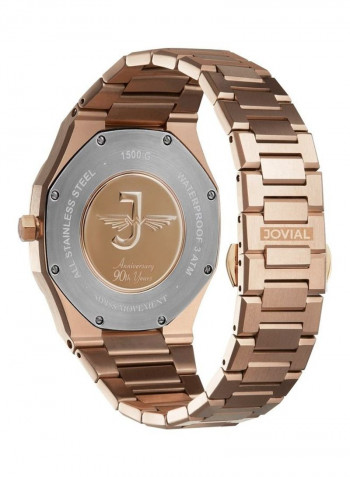 Men's Stainless Steel Analog Watch 1500GRMQ10E