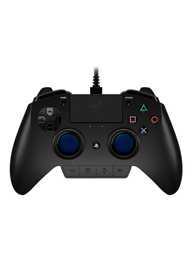Raiju Wired Controller For PlayStation 4 - Black