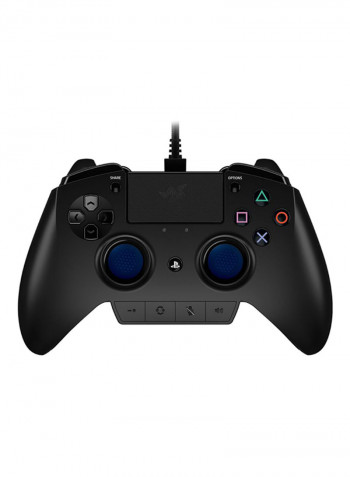 Raiju Wired Controller For PlayStation 4 - Black