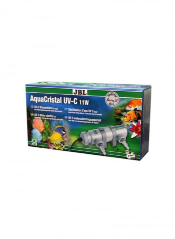 Aquacristal UV-C Water Clarifier Silver/Black 11watts
