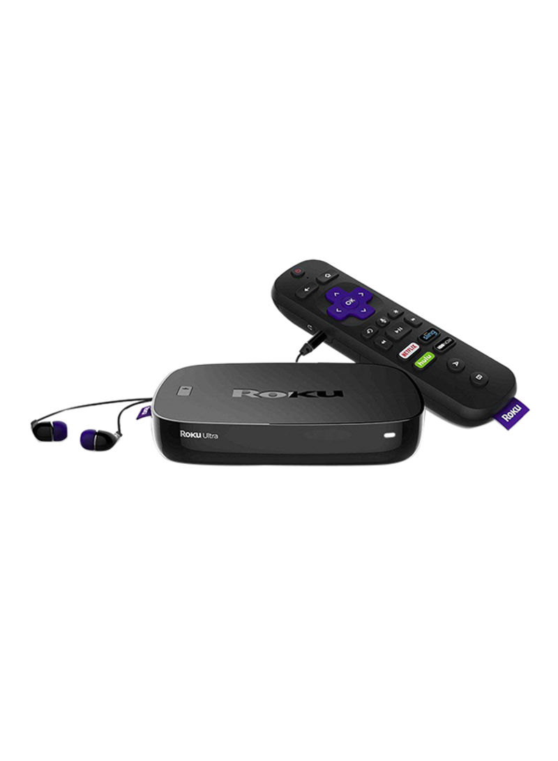 Ultra 4K/HDR/HD Streaming Player With Remote Black Roku Ultra 4661R Black