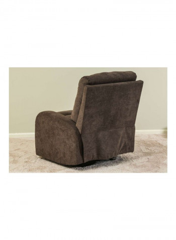 Jakeman Single Seater Recliner Sofa Brown 85x95x100centimeter