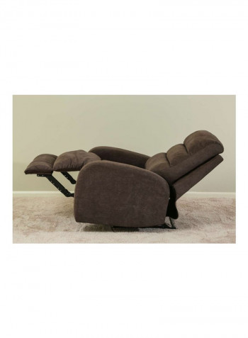 Jakeman Single Seater Recliner Sofa Brown 85x95x100centimeter