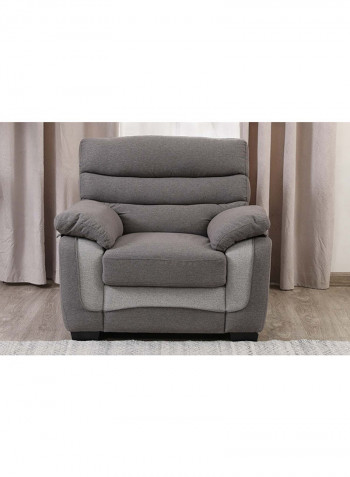 Lillington Single Seater Sofa Grey 90x90x100cm