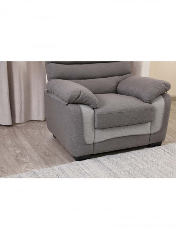 Lillington Single Seater Sofa Grey 90x90x100cm
