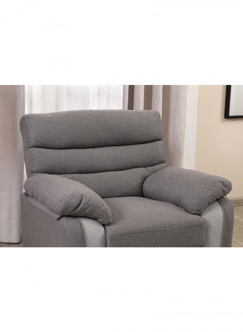 Lillington Single Seater Sofa Grey 90x90x100cm
