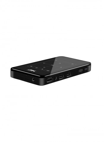 4K DLP Mini LED Projector (1G RAM/8G ROM) أسود