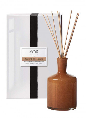 Amber Black Vanilla Arome Foyer Reed Diffuser multicolour