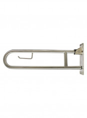 Keeney Flip Away Grab Bar Silver