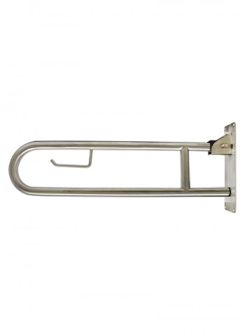 Keeney Flip Away Grab Bar Silver
