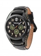Men's Leather Strap Chronograph Wrist Watch T TBL14477JSB-02