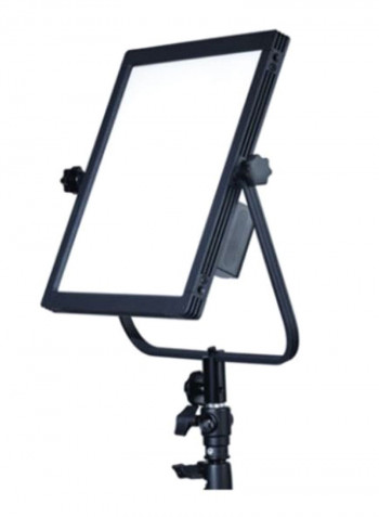 Round Soft Bi-Colour Thin LED Light Black