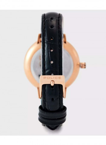 Women's Miona Leather Analog Watch P16032MSR-02