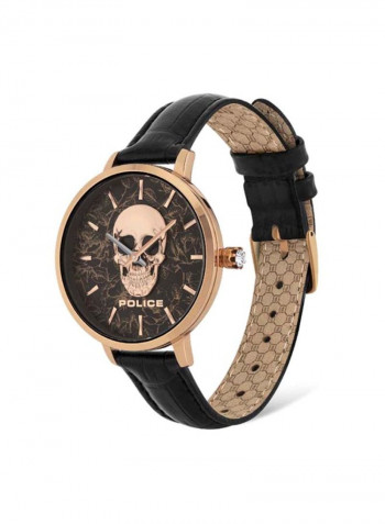 Women's Miona Leather Analog Watch P16032MSR-02