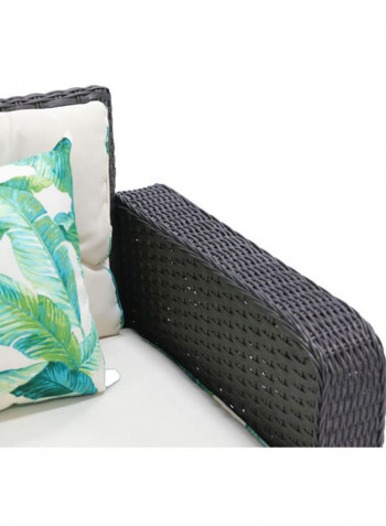 Stella Single Seater Sofa Grey/Green 84x75x89cm