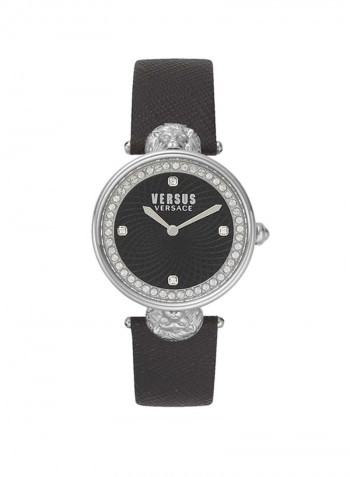 Women's Leather Analog Wrist Watch V WVSP331018