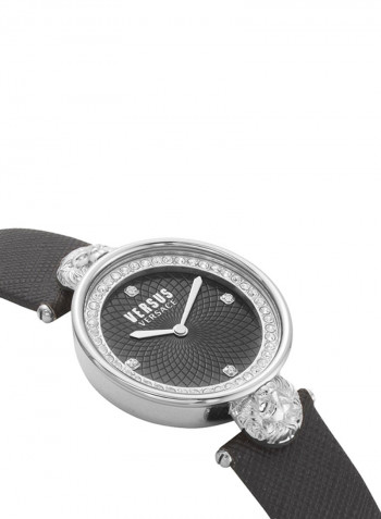 Women's Leather Analog Wrist Watch V WVSP331018