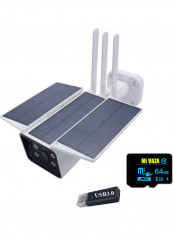 Outdoor Solar Powered Security Camera With 64GB TF Card And 3.0 Card Reader white reviews Outdoor Solar Powered Security Camera With 64GB TF Card And 3.0 Card Reader white