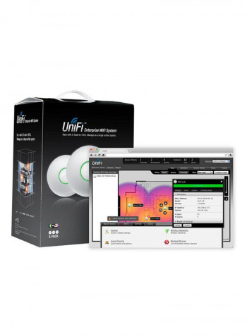 Pack Of 3 UniFi AP Enterprise WiFi System White