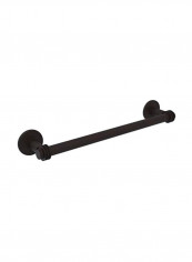 Continental Collection Dotted Detail Towel Bar Black 36inch