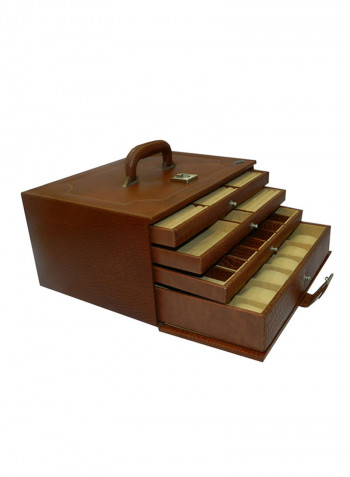 Capacity Of 14 Designer Pen Ring And Cufflink Box