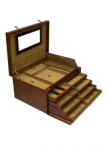 Genuine Leather Designer Jewellery Box