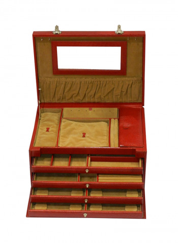 Genuine Leather Designer Jewellery Box