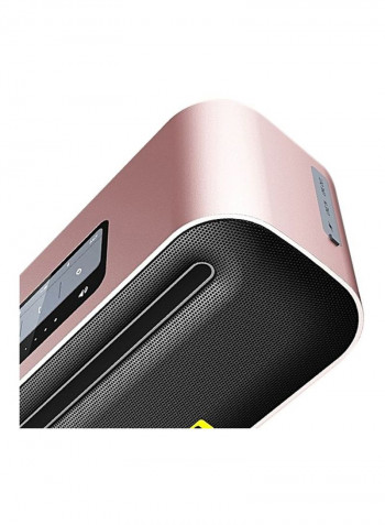 Portable Mini Bluetooth Speaker Pink/Black