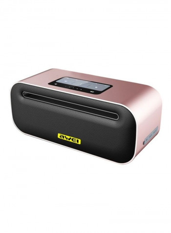 Portable Mini Bluetooth Speaker Pink/Black