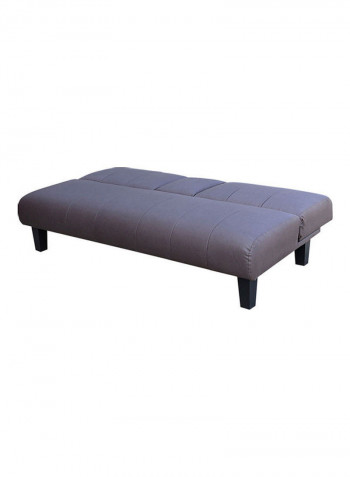 3-Seater Laze Sofabed Grey 184x89x85cm