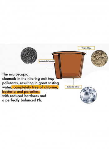 All-Natural Water Filter Brown