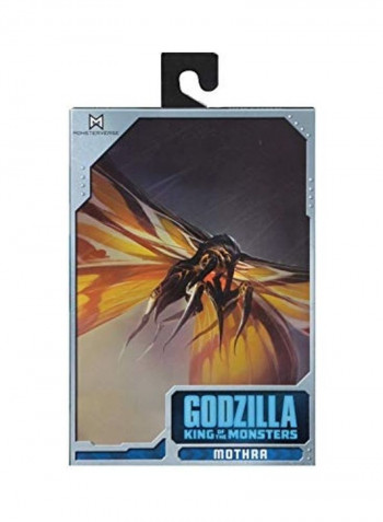 Godzilla 2019 Mothra Action Figure 9X6X3inch