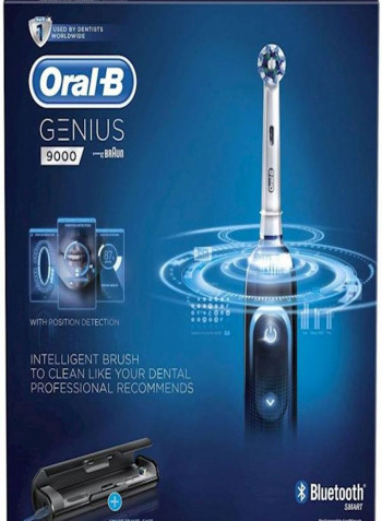 Genius 9000 Electric Rechargeable Toothbrush White/Black