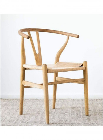 Rattan Chair Brown 47 x 41 x 83cm