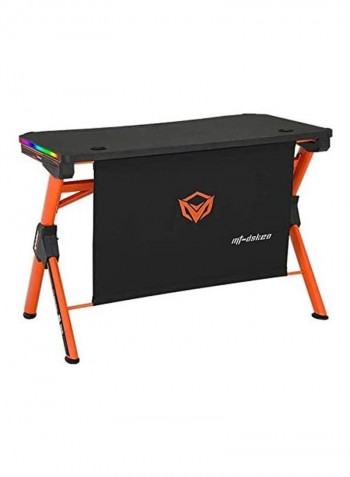 طاولة مكتب للألعاب أسود /برتقالي. 110x75x60سم