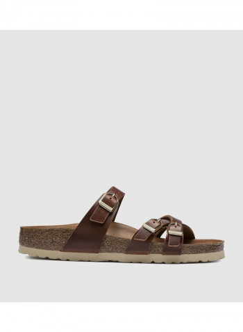 Comfortable Franca Slides Tan