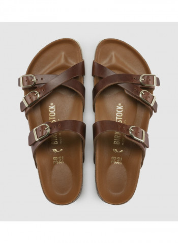 Comfortable Franca Slides Tan