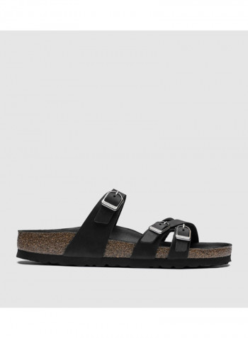 Comfortable Strap Sandal أسود