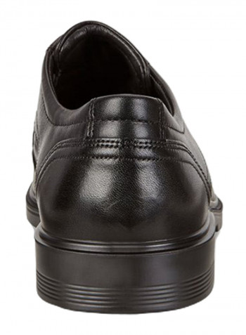 Lisbon Cap Toe Tie Lace-Up Shoes أسود