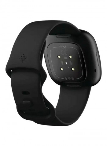 Versa 3, Health And Fitness Smartwatch With GPS, 24/7 Heart Rate, Music And Up To 6+ Days Battery Black/Black Aluminium