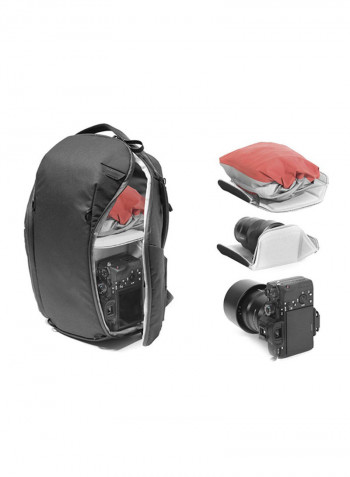 Everyday Zippered Backpack V2 20L Black