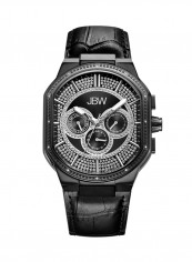 Men's Orion 0.12 Ctw Diamond Black Ion-Plated Stainless Steel Watch J6342D