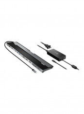 USB-C Triple Display Docking Station With PD Adapter Black