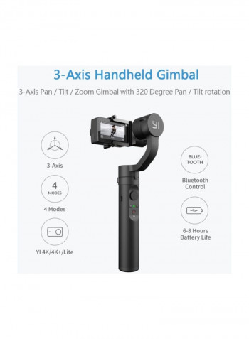3-Axis Handheld Gimbal Stabilizer Black