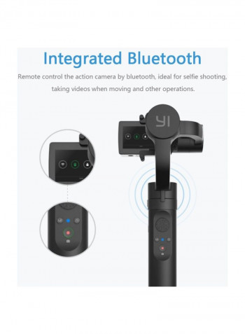 3-Axis Handheld Gimbal Stabilizer Black