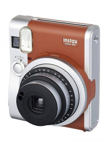 Instax Mini 90 Instant Film Camera Brown