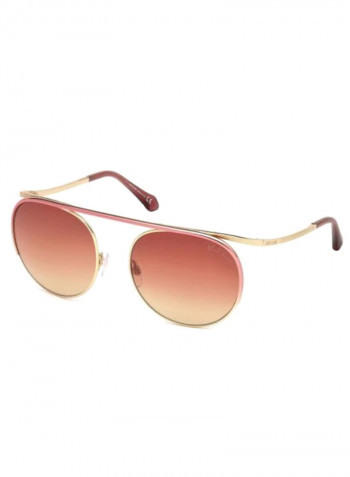 Women's Oval Frame Sunglasses - Lens Size: 59 mm